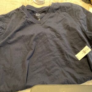 Gap Medium V neck tee Navy blue